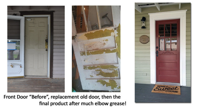door before and after